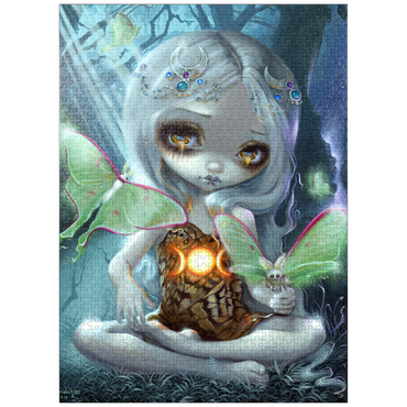 puzzleplate Luna Moth - Jasmine Becket-Griffith 1000 Jigsaw Puzzle