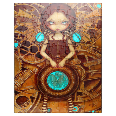 puzzleplate Mechanical Steampunk Angel I - Jasmine Becket-Griffith 100 Jigsaw Puzzle