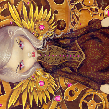 Mechanical Steampunk Angel II - Jasmine Becket-Griffith 1000 Jigsaw Puzzle 3D Modell