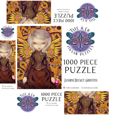 Mechanical Steampunk Angel II - Jasmine Becket-Griffith 1000 Jigsaw Puzzle box 3D Modell