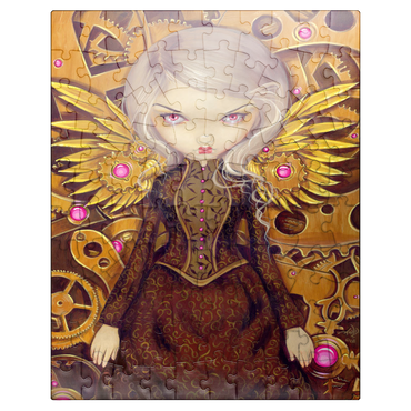 puzzleplate Mechanical Steampunk Angel II - Jasmine Becket-Griffith 100 Jigsaw Puzzle