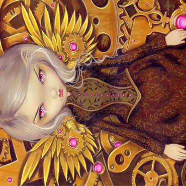 Mechanical Steampunk Angel II - Jasmine Becket-Griffith 100 Jigsaw Puzzle 3D Modell
