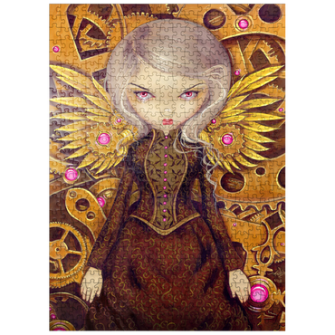 puzzleplate Mechanical Steampunk Angel II - Jasmine Becket-Griffith 500 Jigsaw Puzzle