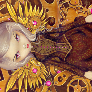 Mechanical Steampunk Angel II - Jasmine Becket-Griffith 500 Jigsaw Puzzle 3D Modell