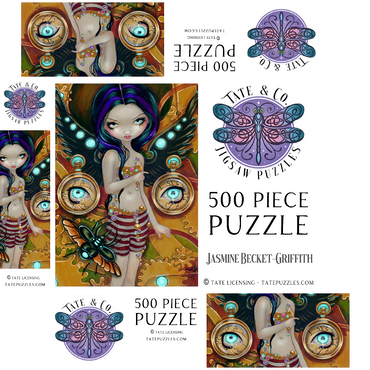 Mechanical Steampunk Angel III - Jasmine Becket-Griffith 500 Jigsaw Puzzle box 3D Modell