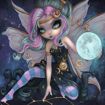 Onyx Moonshadow Fairy - Jasmine Becket-Griffith 100 Jigsaw Puzzle 3D Modell
