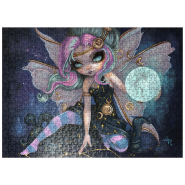 puzzleplate Onyx Moonshadow Fairy - Jasmine Becket-Griffith 500 Jigsaw Puzzle