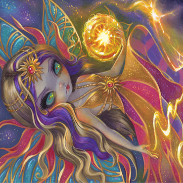 Solara Sunflare Fairy - Jasmine Becket-Griffith 100 Jigsaw Puzzle 3D Modell