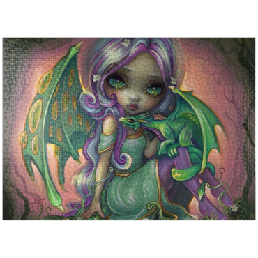 puzzleplate Sprout Dragonling Fairy - Jasmine Becket-Griffith 1000 Jigsaw Puzzle