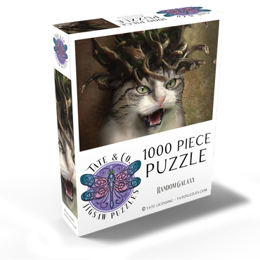 Meowdusa Vintage Medusa Cat - Random Galaxy 1000 Jigsaw Puzzle box view2