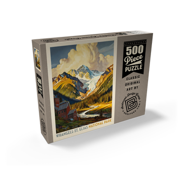 Wrangell-St. Elias National Park: Shady Valley 500 Jigsaw Puzzle box view2