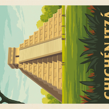 Mexico: Chichén Itzá 1000 Jigsaw Puzzle 3D Modell