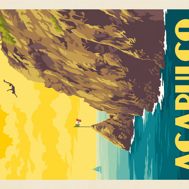 Mexico: Acapulco, La Quebrada 1000 Jigsaw Puzzle 3D Modell