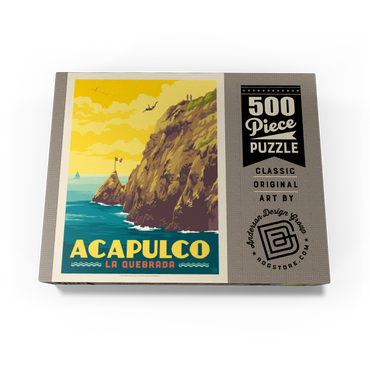 Mexico: Acapulco, La Quebrada 500 Jigsaw Puzzle box view3