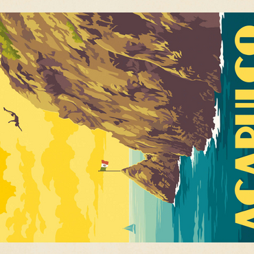 Mexico: Acapulco, La Quebrada 500 Jigsaw Puzzle 3D Modell