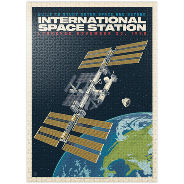 puzzleplate NASA: 1998 International Space Station 1000 Jigsaw Puzzle