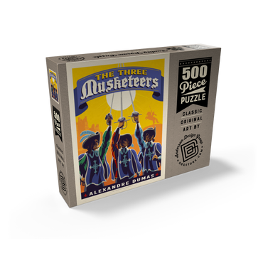The Three Musketeers: Alexandre Dumas 500 Jigsaw Puzzle box view2