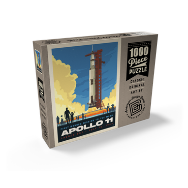 NASA 1969: Apollo 11 Lift-Off 1000 Jigsaw Puzzle box view2