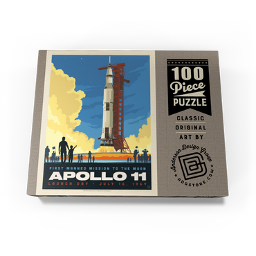 NASA 1969: Apollo 11 Lift-Off 100 Jigsaw Puzzle box view3