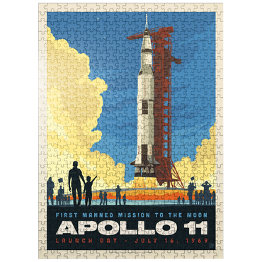 puzzleplate NASA 1969: Apollo 11 Lift-Off 500 Jigsaw Puzzle