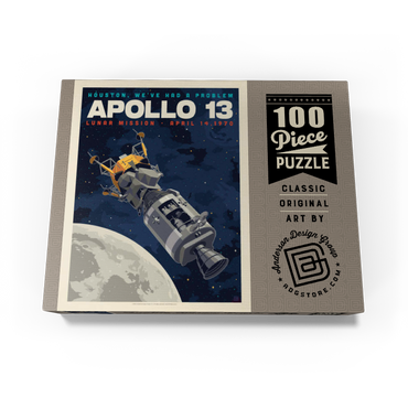 NASA 1970: Apollo 13 100 Jigsaw Puzzle box view3