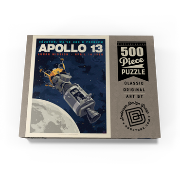 NASA 1970: Apollo 13 500 Jigsaw Puzzle box view3