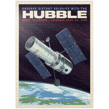 puzzleplate NASA 1990: Hubble Space Telescope 1000 Jigsaw Puzzle