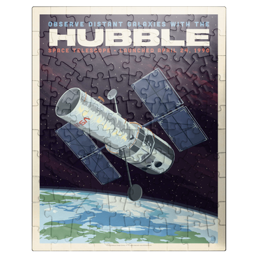 puzzleplate NASA 1990: Hubble Space Telescope 100 Jigsaw Puzzle