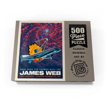 NASA 2021: James Webb Space Telescope 500 Jigsaw Puzzle box view3