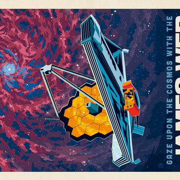 NASA 2021: James Webb Space Telescope 500 Jigsaw Puzzle 3D Modell