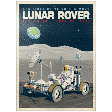 puzzleplate NASA 1971: Apollo 15 Lunar Rover 1000 Jigsaw Puzzle