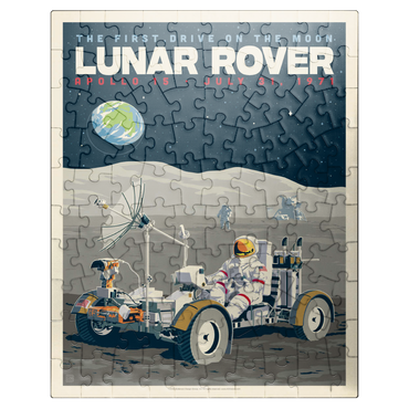 puzzleplate NASA 1971: Apollo 15 Lunar Rover 100 Jigsaw Puzzle