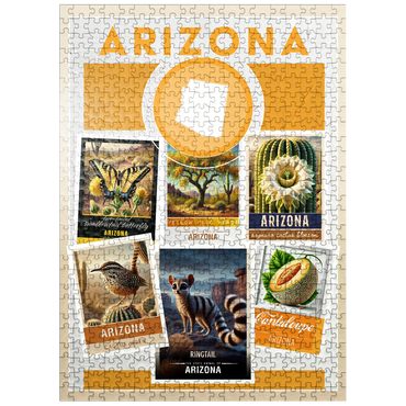 puzzleplate Collage: Arizona State Symbols 500 Jigsaw Puzzle