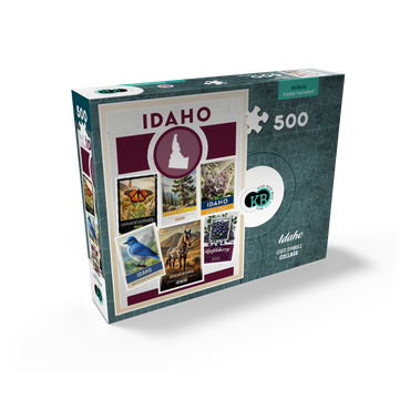 Collage: Idaho State Symbols 500 Jigsaw Puzzle box view2