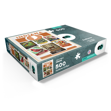 Collage: Indiana State Symbols 500 Jigsaw Puzzle box view1