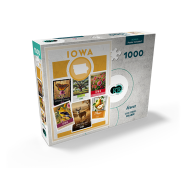 Collage: Iowa State Symbols 1000 Jigsaw Puzzle box view2