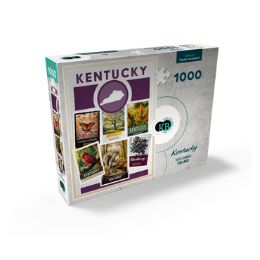 Collage: Kentucky State Symbols 1000 Jigsaw Puzzle box view2