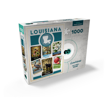 Collage: Louisiana State Symbols 1000 Jigsaw Puzzle box view2