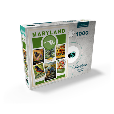Collage: Maryland State Symbols 1000 Jigsaw Puzzle box view2