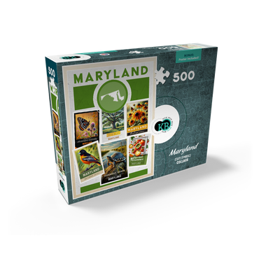 Collage: Maryland State Symbols 500 Jigsaw Puzzle box view2
