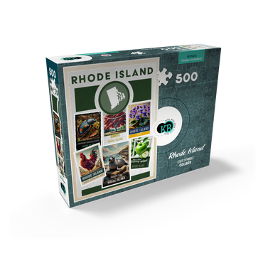 Collage: Rhode Island State Symbols 500 Jigsaw Puzzle box view2