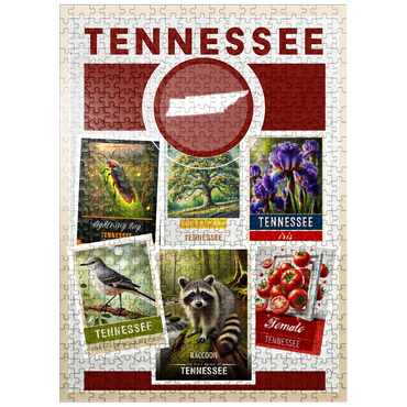 puzzleplate Collage: Tennessee State Symbols 500 Jigsaw Puzzle