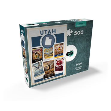 Collage: Utah State Symbols 500 Jigsaw Puzzle box view2