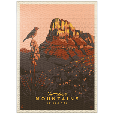 puzzleplate Guadalupe Mountains National Park: Early Bird 1000 Jigsaw Puzzle