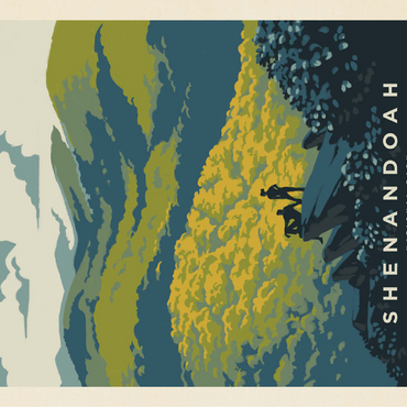 Shenandoah National Park: Blue Ridge Beauty 100 Jigsaw Puzzle 3D Modell