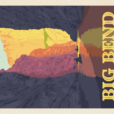 Big Bend National Park: Rio Grande 100 Jigsaw Puzzle 3D Modell