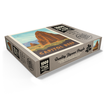 Capitol Reef National Park: Cathedral Valley 1000 Jigsaw Puzzle box view1