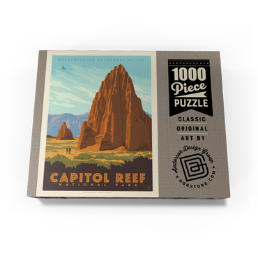 Capitol Reef National Park: Cathedral Valley 1000 Jigsaw Puzzle box view3