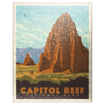 puzzleplate Capitol Reef National Park: Cathedral Valley 100 Jigsaw Puzzle