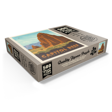 Capitol Reef National Park: Cathedral Valley 500 Jigsaw Puzzle box view1